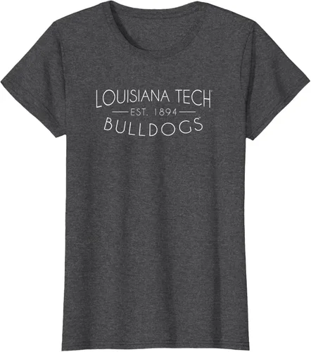 Vista 4 de Camiseta simple de Louisiana Tech Bulldogs, Negro
