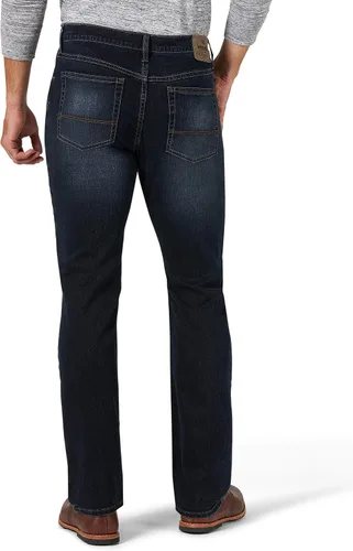 Vista 2 de Wrangler Authentics Jean de pierna recta ajustada para hombre