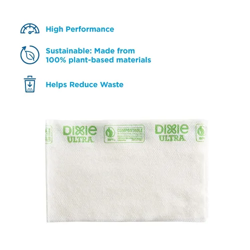 Vista 5 de Georgia-Pacific Dixie Ultra F700 Toalla desechable de lino para servicio de alimentos de GP PRO (Georgia-Pacific); respetuosa con el medio ambiente