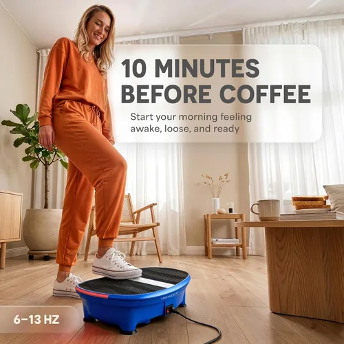 Vista 2 de Lifepro CosmoPlate/VibranceX Vibration Plate with Bluetooth or LED Models Oscillation Motor, Remote Control, Non-Slip Surface & Feet — Vibration