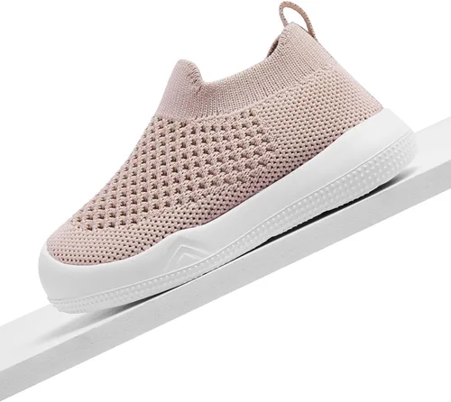 Vista 5 de Engtoy - Zapatos y calcetines para bebé, pantuflas transpirables y antideslizantes con suela de goma suave - Zapatillas de deporte para niños y niñas