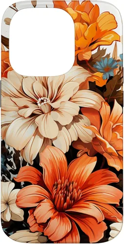 Vista 16 de Funda para iPhone 11 Pro Max Vintage Autumn Flower Fall Pumpkin Girl Women Fall