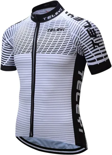 Vista 36 de Ciclismo Jerseys Sets Manga Corta Bicicleta Ropa Trajes Bicicletas Top Hombres MTB Jersey Transpirable Verano Verde Negro 1