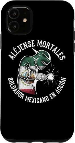 Vista 8 de Aléjense Mortales. Soldador Mexicano en Acción - Carcasa para iPhone 17