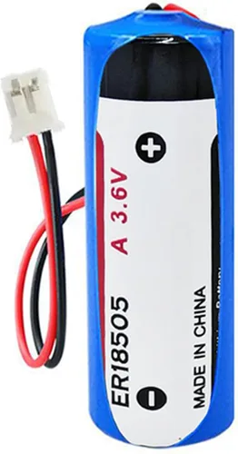 Vista 7 de WEIMAA - Paquete de 10 baterías de litio ER18505 de 3.6 V 4000 mAh tamaño A batería de litio primaria con conector 2.0 10 Pack