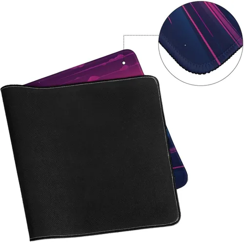 Vista 8 de Large Mouse Pad Synthwave Car Mountain Red Sun Vaporwave Desk Mat Computer Accessories Gaming Office Organizers Supplies Decor Essentials Keyboard