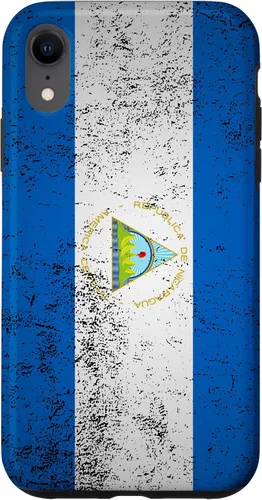 Vista 25 de Funda de regalo para iPhone 17 con diseño de bandera de Nicaragua de Grunge