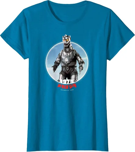 Vista 54 de Godzilla Mechagodzilla 1975 Icons of Toho T-Shirt Asphalt Grey