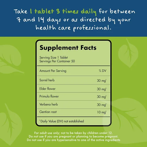 Vista 7 de Sinupret Adulto Strength Sinusal + Apoyo Inmunitario Todo Natural, De Acción Rápida Hierbas Pasaje Nasal Y Suplemento De Impulso De La Inmunidad Con