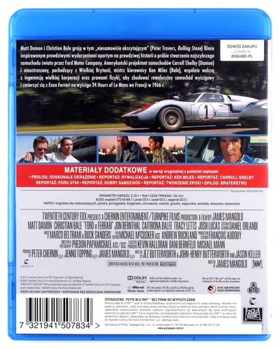Vista 2 de Ford v Ferrari Blu-Ray Region Free (IMPORT) (Keine deutsche Version)
