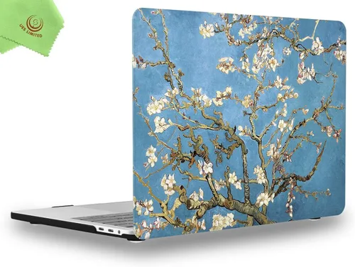 Vista 49 de UESWILL Estuche rígido mate suave compatible con MacBook Pro de 15 pulgadas con Touch Bar y USB-C de 2016-2019, modelo A1990 A1707, negro