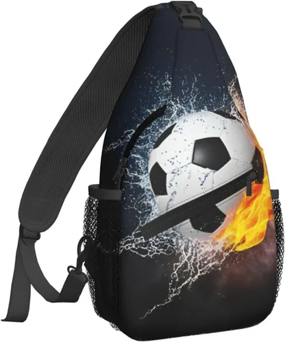 Vista 30 de Famame Mochila bandolera para el pecho, bolsa de hombro, gimnasio, ciclismo, viajes, senderismo, mochila para hombres y mujeres.., MultiColor1