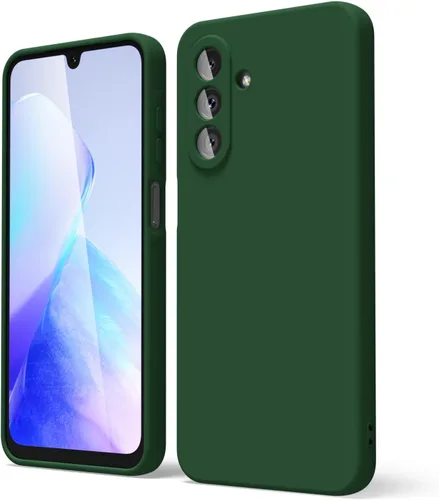 Vista 277 de oakxco Funda para teléfono Samsung Galaxy A12 con agarre de silicona líquida, linda delgada fina suave cubierta de gel de goma TPU lisa para mujeres