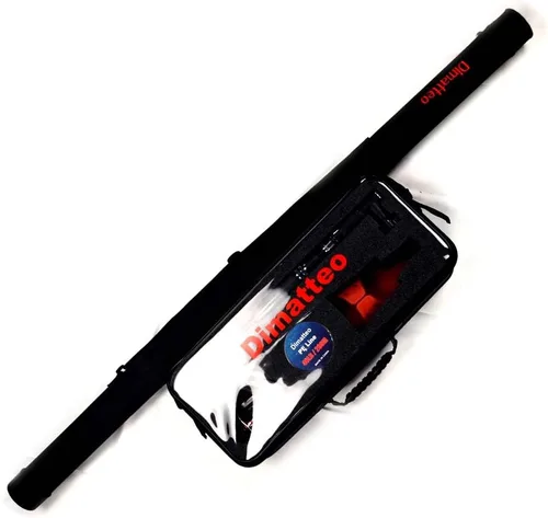 Vista 2 de Dimatteo Combo de pesca ergonómica. Mango ergonómico con caña de pescar de 6.2 ft, plantilla: 4.23-9.88 oz. Prueba: 22.0-33.1 lbs, carrete giratorio