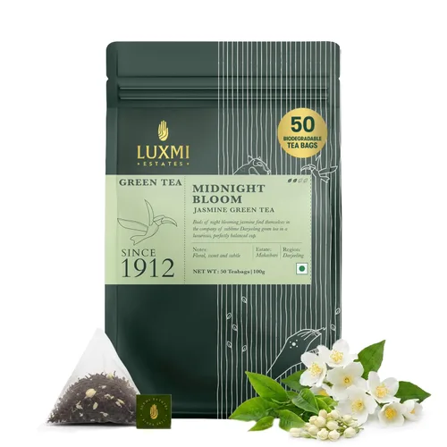 Vista 17 de LUXMI Estates - Té verde Sencha japonés - 50g (25 tazas) Té auténtico Sencha japonés de First Leaves Té premium suave, rico y refrescante