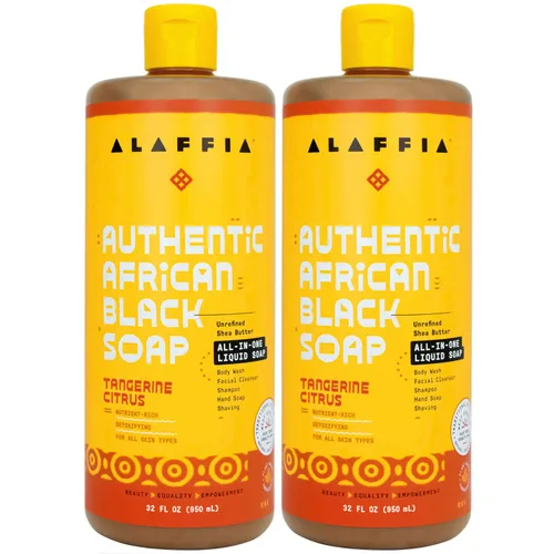 Vista 12 de Autentico jabón negro africano Alaffia, 32 onzas, 32, 1, 1