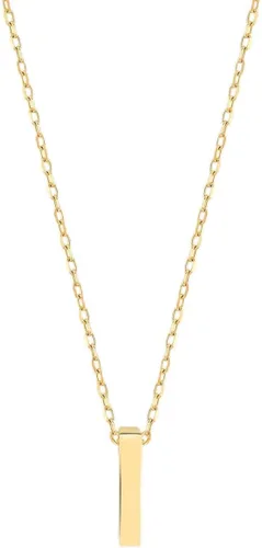 Vista 12 de Gelin 10K Solid Gold Initial Necklace for Women (A to Z All Letters)