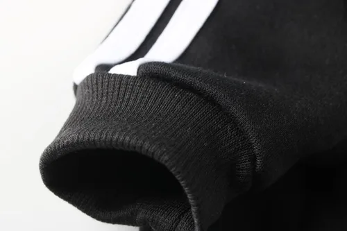Vista 2 de MeowWow Sudadera con capucha para cachorros pequeños, suéter de 4 patas, mono de forro polar, sudadera con capucha para mascotas, ropa de invierno