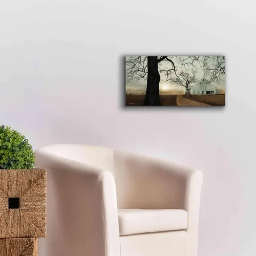 Vista 7 de Epic Graffiti 'Millersburg Sunrise' de Lori Deiter, lienzo para pared, 24 x 12 pulgadas