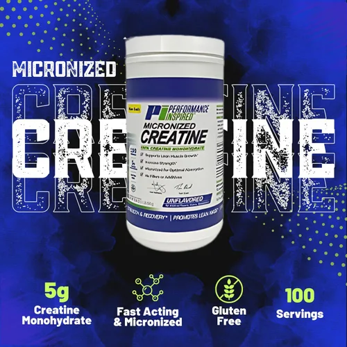 Vista 5 de PERFORMANCE INSPIRED Monohidrato de creatina micronizada - 5G - 100