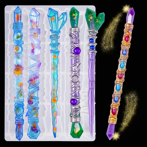 Vista 8 de NiArt Molde de resina de silicona, caja de almacenamiento de constelación, organizador de joyas, tarro de resina epoxi del zodiaco DIY con tapas