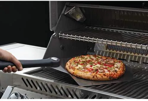 Vista 3 de Napoleon PRO - Espátula para pizza, cabeza de acero inoxidable, mango plegable, almacenamiento compacto