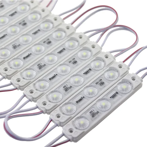 Vista 3 de Super brillante 200 unids nuevo modelo 2835 3 LED módulo signo luces escaparate llevó luz impermeable decorativa luz para tablero de publicidad led