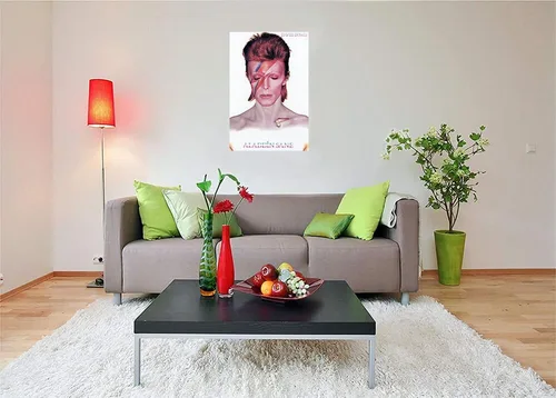 Vista 2 de David Bowie - Póster Aladdin Sane de 24 x 36 pulgadas