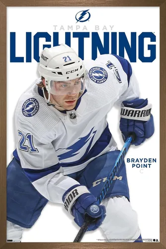 Vista 16 de Trends International NHL Tampa Bay Lightning - Póster de pared de la serie 23 de Brayden Point Versión enmarcada en blanco