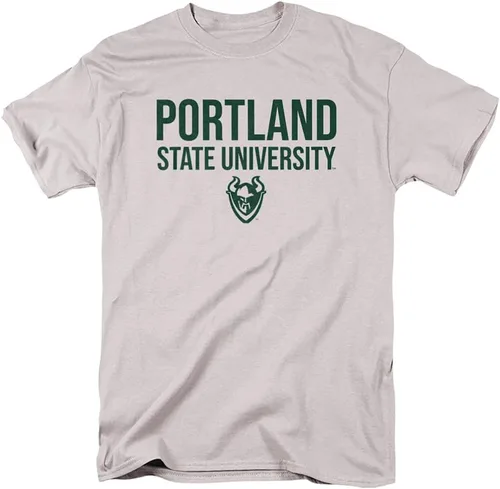 Vista 151 de Colección de camisetas para adultos apiladas colegiales 1 Universidad Estatal de Albany