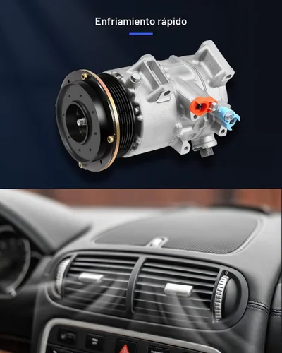 Vista 5 de Compresor de CA ECCPP con embrague para Toyota RAV4 2.4L 2006-2008