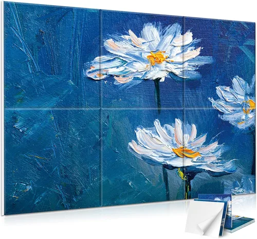 Vista 10 de JBER Paneles acústicos artísticos, paneles de pared acústicos de 72 x 48 pulgadas, arte de pared absorbente de sonido, paneles acústicos
