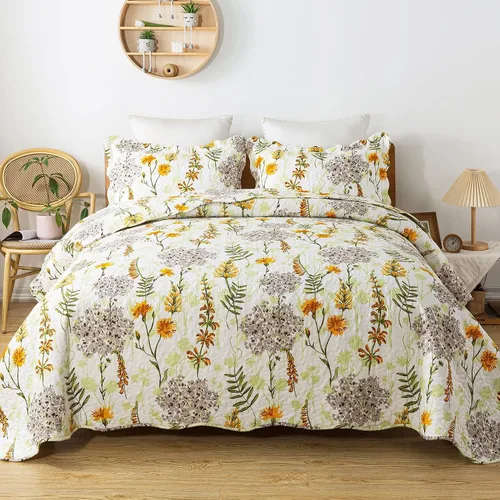 Vista 17 de Travan Juegos de Edredón de 2 Piezas Twin con Sham, Ropa de Cama de Gran Tamaño, Colcha Reversible, Juego de Cubrecama Suave, Tamaño Twin