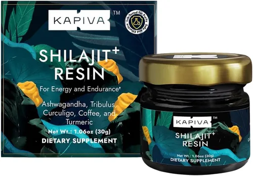 Vista 8 de Kapiva Resina de Shilajit 100% Pura del Himalaya (30gm), Alta Potencia para Hombres y Mujeres 120 Porciones de 250mg Más de 80 Oligoelementos