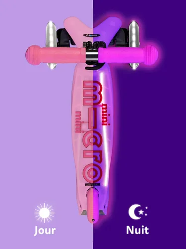 Vista 10 de Micro Kickboard Mini Deluxe Glow Plus LED Scooter Manillar ajustable Inclinación para dirigir Ligero Tres ruedas Niños de 2 a 5 años