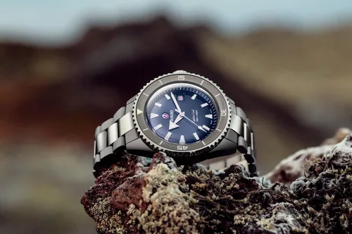 Vista 5 de Rado Reloj automático Captain Cook para hombre, color gris, Gris, Deportes