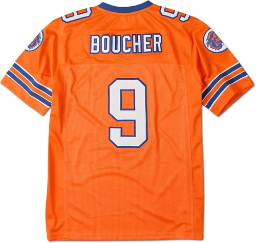 Vista 2 de Camiseta de fútbol de los años 90 para fiesta, Bobby Boucher #9 The Waterboy Sandler 50 aniversario de la película