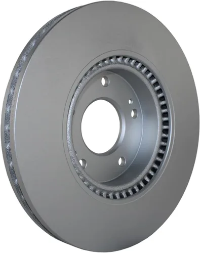 Vista 6 de Rotores de disco ventilados recubiertos de 11.811 in y TRW Pro Juego de pastillas bajas metálicas con sensores acústicos Kit de freno delantero