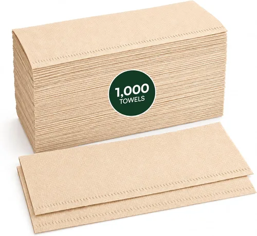 Vista 7 de Perfect Stix - Toallas de papel multiplegables blancas- Paquete de 2-250 ct. Total de 500 toallas