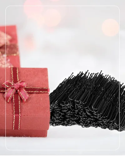Vista 7 de Horquillas para el cabello en forma de U, 360 horquillas para moños, 2.36 pulgadas de alta calidad para mujeres, horquillas de sujeción segura