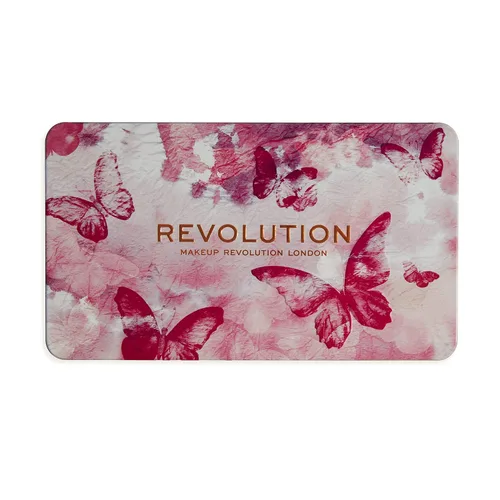 Vista 6 de Makeup Revolution Butterfly Forever - Paleta de sombras impecables, paleta de sombras de ojos, crea un aspecto de maquillaje de ojos de larga