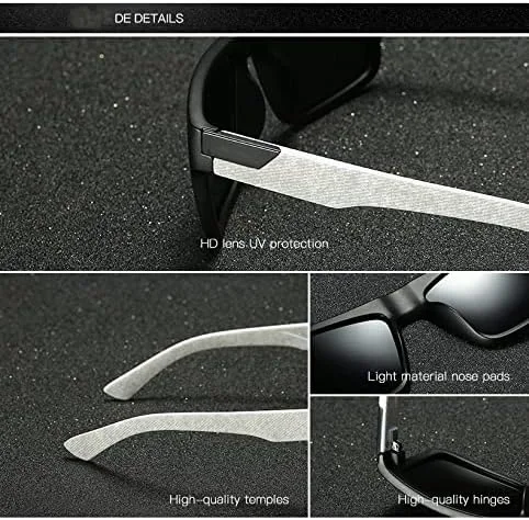 Vista 3 de DUBERY - Lentes de sol deportivos polarizados D918
