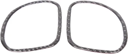 Vista 2 de Co-Pilot - Kit de moldura de marco de salida de aire para salpicadero compatible con Chevrolet Corvette C5 Z06 1998-2004, consola central de fibra