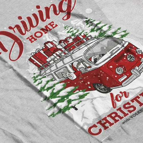 Vista 5 de Volkswagen Camiseta de mujer Driving Home for Christmas