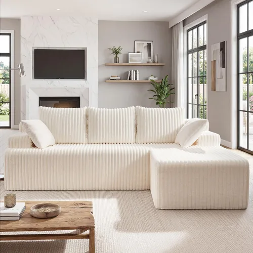 Vista 37 de Fond&Found - Sofá modular modular no requiere montaje, sofá modular de gran tamaño para sala de estar y oficina