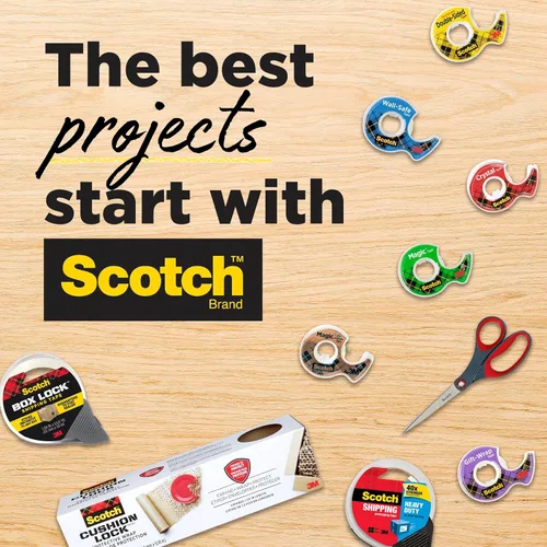 Vista 8 de Scotch Cinta adhesiva Expressions, 0.94 pulgadas x 20 yardas, 3 rollos por