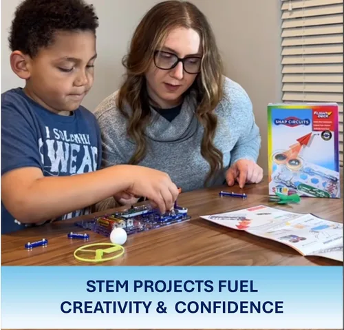 Vista 10 de Kit de juguete científico/STEM de Snap Circuits Flight Deck A partir de 8 años Regalo de construcción para niños y niñas