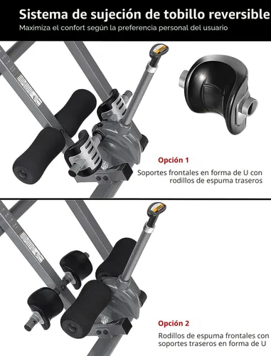 Vista 4 de Innova Health and Fitness Inversion Table with Adjustable Headrest, Reversible Ankle Holders, and 300 lb Weight Capacity