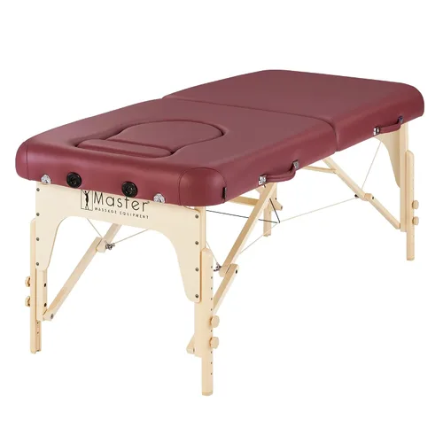 Vista 5 de Master Massage - Sofá de cama de 30 pulgadas con sistema de iluminación ambiental portátil de Eva para embarazo, terapia de masaje, multifuncional