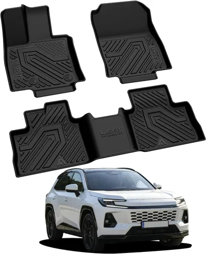 Vista 25 de LASFIT Alfombrillas de piso para Toyota Tacoma 2008-2011 Cabina de Acceso Transmisión Automática, Forro de Piso de Ajuste Personalizado para Todo